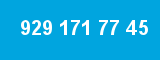 929 171 77 45 929 171 77 45